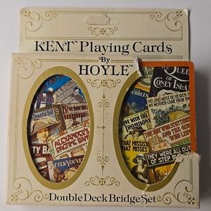 Kent Playing Cards By Hoyle Double Deck Bridge Set  #3451 Sheet Music Design